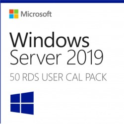 Microsoft Windows Server 2019 Remote Desktop - 50 User CALs (Téléchargement numérique)