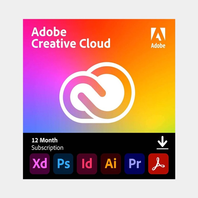 Adobe Creative Cloud - Abonnement 1 an-Accueil-Techno Smart