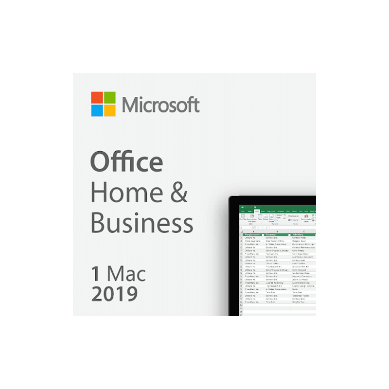 Microsoft Office Home and Business 2019 | 1 Mac | Téléchargement Numérique-Accueil-Techno Smart