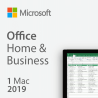 Microsoft Office Home and Business 2019 | 1 Mac | Téléchargement Numérique-Accueil-Techno Smart
