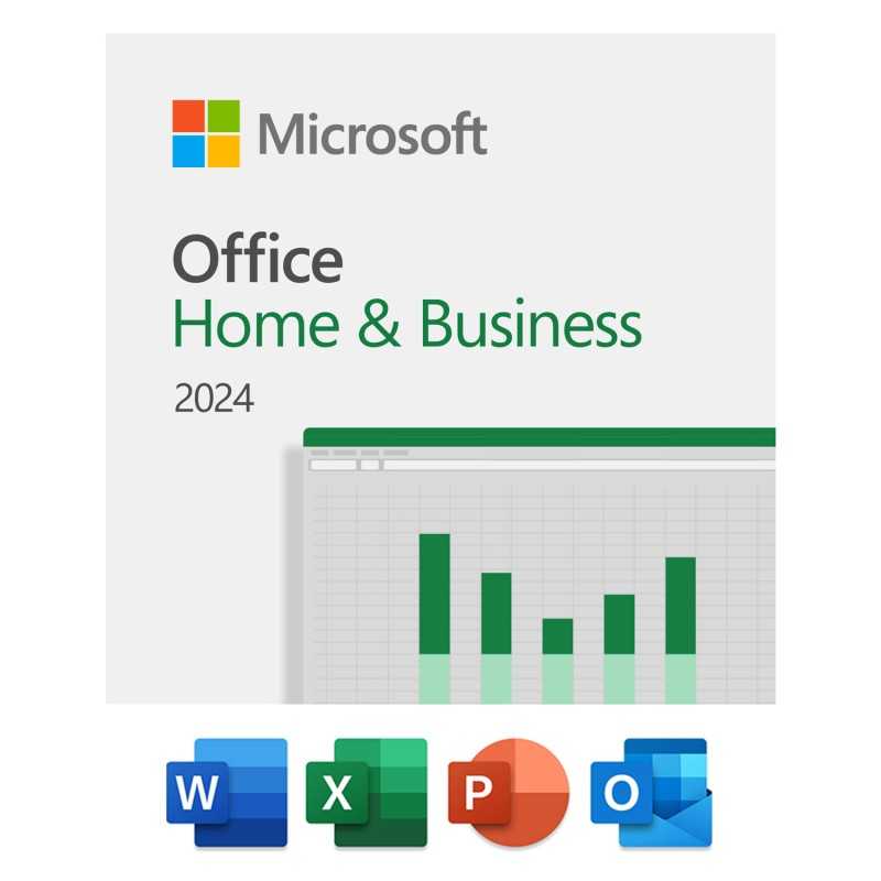 Microsoft Office Home and Business 2024 | 1 Mac | Téléchargement Numérique-Accueil-Techno Smart