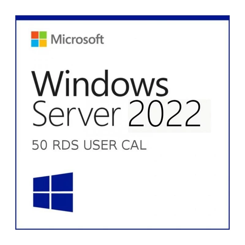 Microsoft Windows Server 2022 Remote Desktop - 50 User CALs (Téléchargement numérique)-Accueil-Techno Smart