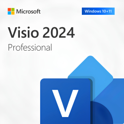Microsoft Visio 2024 Professional | 1 PC | T&eacute;l&eacute;chargement Num&eacute;rique | Techno Smart