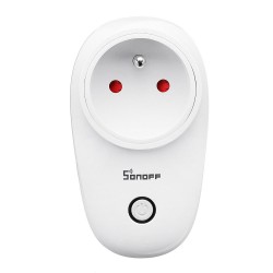 Sonoff Prise Intelligente WiFi pour Automatisation de Maison - Blanc