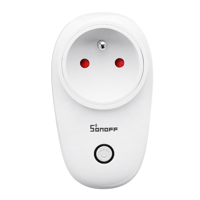 Sonoff Prise Intelligente WiFi pour Automatisation de Maison - Blanc-Electronique-Techno Smart